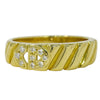 Secondhand Christian Dior CD ring Yellow Gold and Diamond