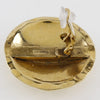 Secondhand Chanel Vintage Round CC Clip-On Earring