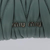 Secondhand Miu Miu Madras Chain Clutch Matelasse Leather with Glitter