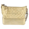 Secondhand Chanel Gabrielle Hobo Quilted Metallic Aged