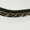 Chanel Vintage Buckle Chain Belt Leather and Metal