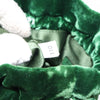 Secondhand Prada Beads Pouch Green Velvet Accessories
