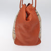 Secondhand Burberry Canterbury Panels Tote Haymarket Coated Canvas and