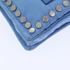 Secondhand Prada Etiquette Flap Bag Studded Tessuto