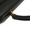 Hermes Kelly Handbag Black Ardennes with Gold Hardware