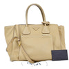 Secondhand Prada Front Pocket Wing Convertible Tote Vitello Daino