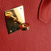 Secondhand Hermes Birkin Handbag Red Togo with Gold Hardware