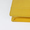 Secondhand Versace Wristlet Pouch Yellow Leather Accessories