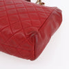 Chanel Vintage Shopping Tote Quilted Lambskin