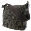 Secondhand Fendi Logo Zucca Shoulder Bag Zucca