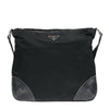 Prada Zip Messenger Bag Tessuto with Leather