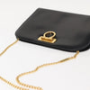 Salvatore Ferragamo Vintage Gancini Chain Shoulder Bag Leather