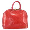 Louis Vuitton Alma Handbag Patent Leather