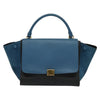 Secondhand Celine Trapeze Bag Blue Leather Bags