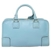 Secondhand Loewe Amazona Bag Blue Leather Bags