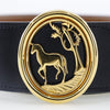 Secondhand Hermes Vintage Belt Black Calfskin Accessories