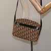 Christian Dior Vintage Trotter Shoulder Bag Canvas
