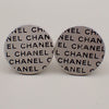 Secondhand Chanel Vintage CC Round Button Clip-On Earrings