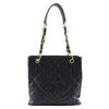 Chanel Petite Shopping Tote Quilted Caviar