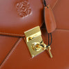 Secondhand Loewe Leather Briefcase Brown Accessories