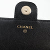 Secondhand Chanel Foldable Tote Bag with Chain Quilted Caviar with Printed