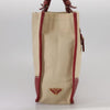 Secondhand Prada Vintage Tote Beige Canvas Accessories