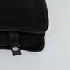 Secondhand Prada Logo Pouch Black Nylon Accessories