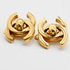Secondhand Chanel CC Turnlock Stud Earrings