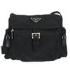 Prada Side Pocket Flap Messenger Bag Tessuto