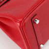 Secondhand Hermes Birkin Handbag Red Epsom with Palladium Hardware