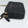Secondhand Chanel Deauville Chain wallet Raffia