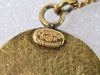 Secondhand Chanel Vintage CC Round Pendant Necklace