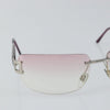 Secondhand Bvlgari Sunglasses Pink Plastic Accessories