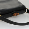 Gucci Vintage Convertible Bamboo Box Crossbody Bag Leather