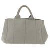 Secondhand Prada Canapa Tote Gray Canvas Bags