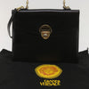 Versace Vintage Convertible Medusa Top Handle Bag Leather