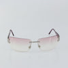 Secondhand Bvlgari Sunglasses Pink Plastic Accessories