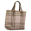 Secondhand Burberry Nova Check Tote Canvas and