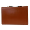 Secondhand Loewe Leather Briefcase Brown Accessories