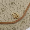 Christian Dior Vintage Honeycomb chain Canvas