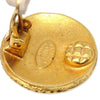 Secondhand Chanel Vintage CC Round Clip-On Earrings