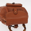 Gucci Vintage Bamboo Backpack Leather