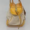 Secondhand Salvatore Ferragamo Gancini handbag Canvas and