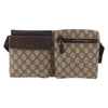 Secondhand Gucci Vintage Double Belt Bag GG Canvas with