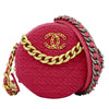 Secondhand Chanel 19 Round Clutch with Chain Quilted