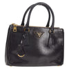 Secondhand Prada Galleria Double Zip Tote Vernice Saffiano