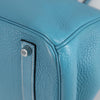 Hermes Birkin Handbag Blue Togo with Palladium Hardware