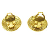 Chanel CC Button Clip-On Earrings Metal