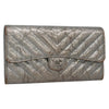 Secondhand Chanel L-Flap Wallet Chevron Patent