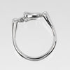 Tiffany & Co. Elsa Peretti Open Heart Ring Platinum with Diamonds